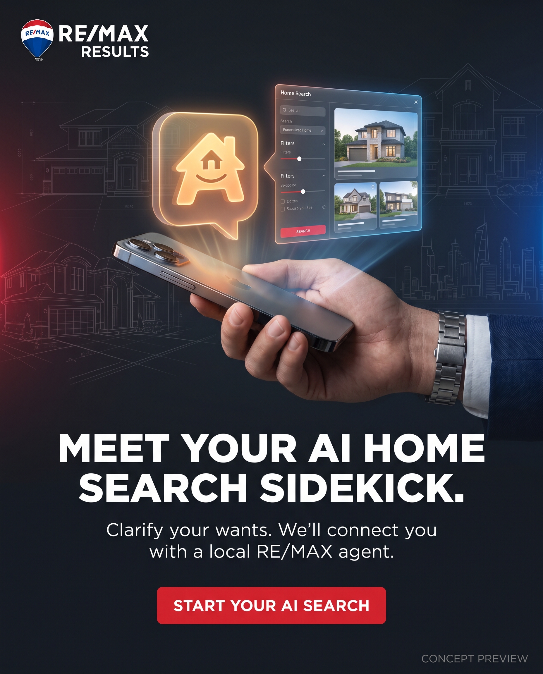 RE/MAX Results buyer ad concept